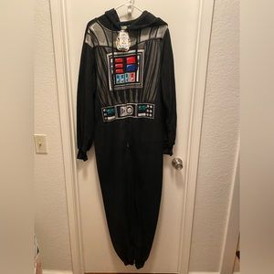 Star Wars Darth Vader PJ Onesie with hood size Medium